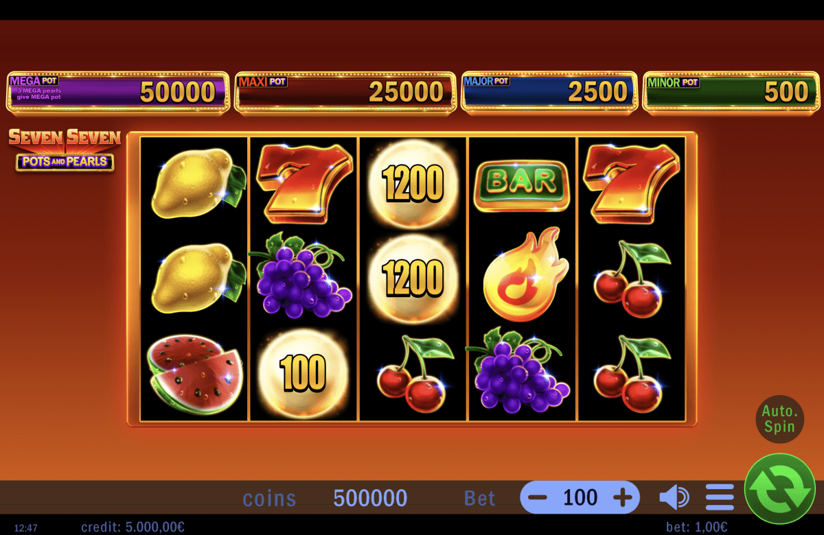 Seven Seven Pots and Pearls slots 22bet